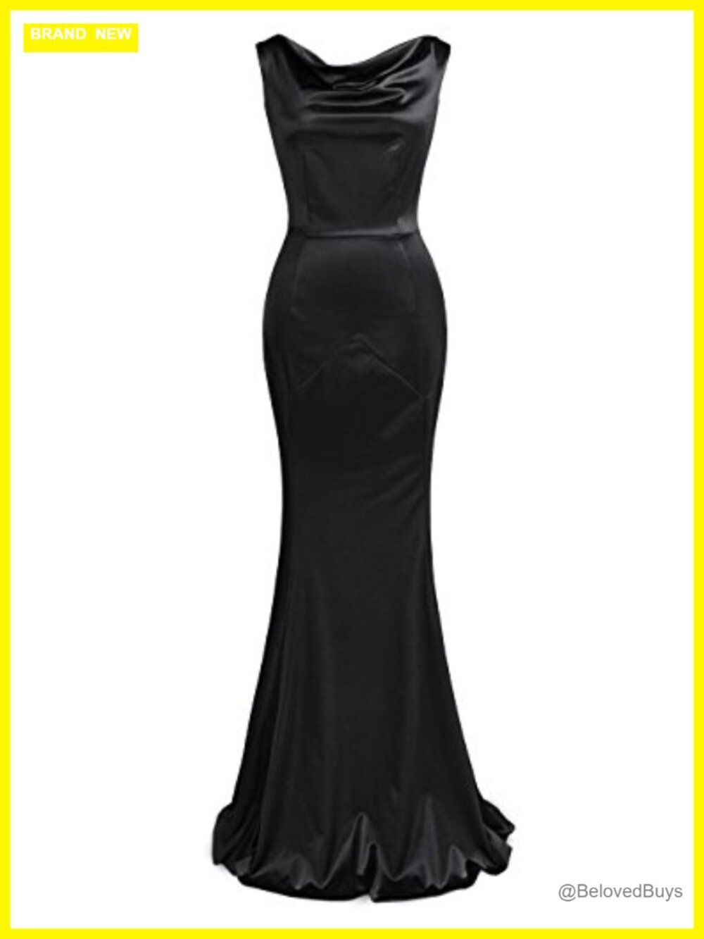 Elegant Mermaid Sleeveless Formal Evening Gown